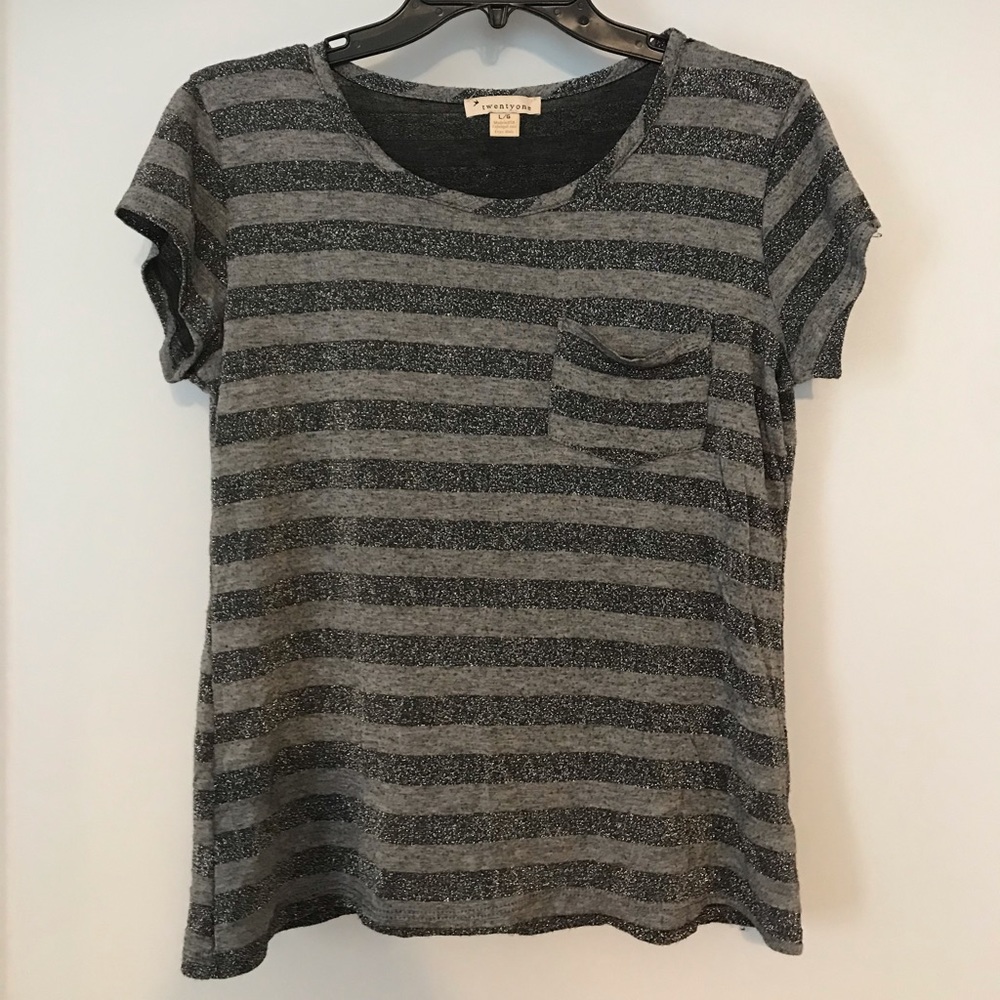Striped sparkle tshirt